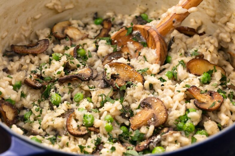 Mushroom Risotto Scaled