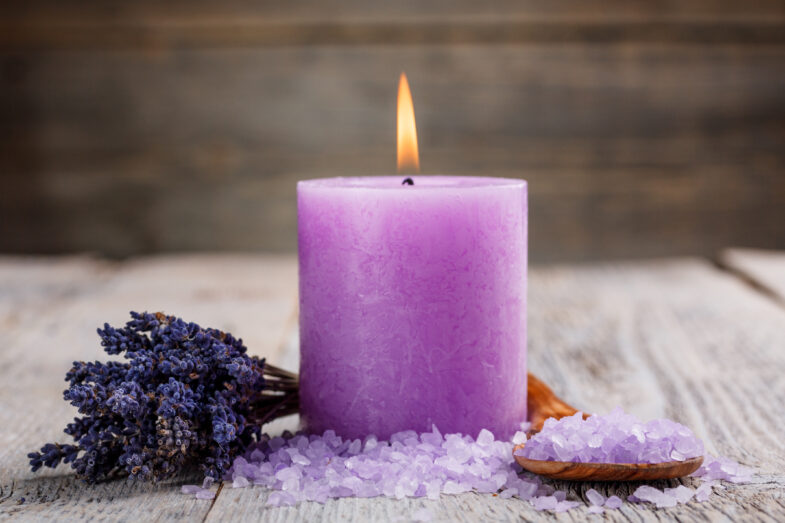The Science Behind Lavender Candles 785x523